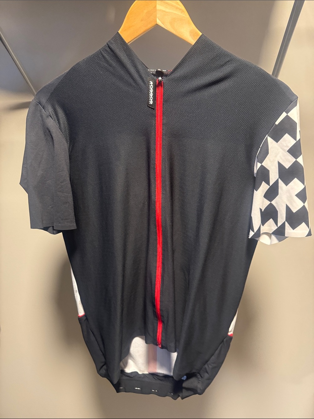 Men's Black Assos Equipe Cycling jersey